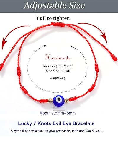 7 Knot Evil Eye Bracelet