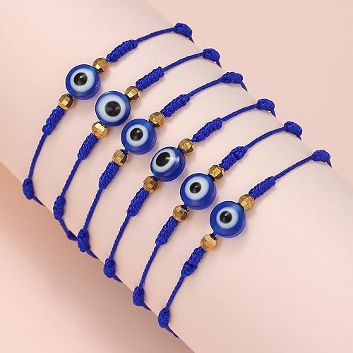 7 Knot Evil Eye Bracelet