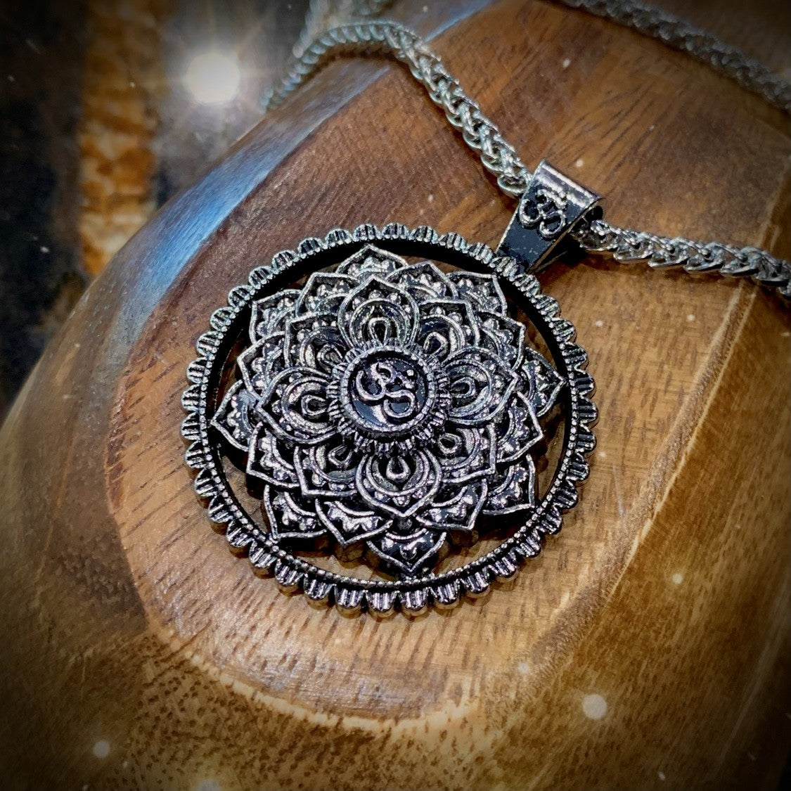 Lotus Pendant Necklace