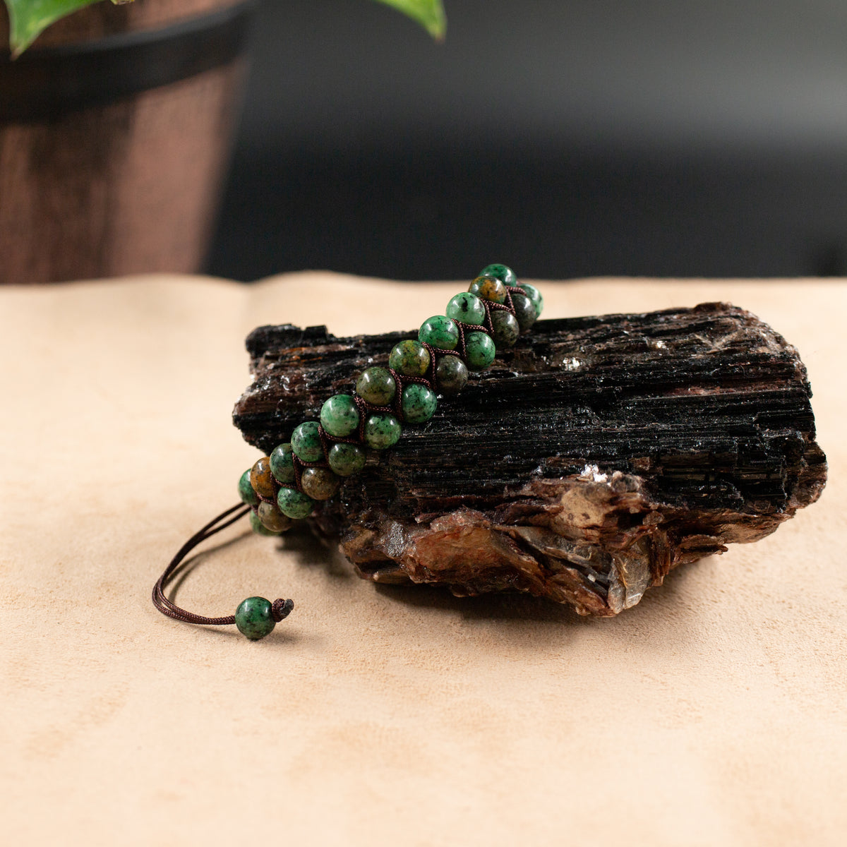 African Turquoise - Double-Beaded Bracelet