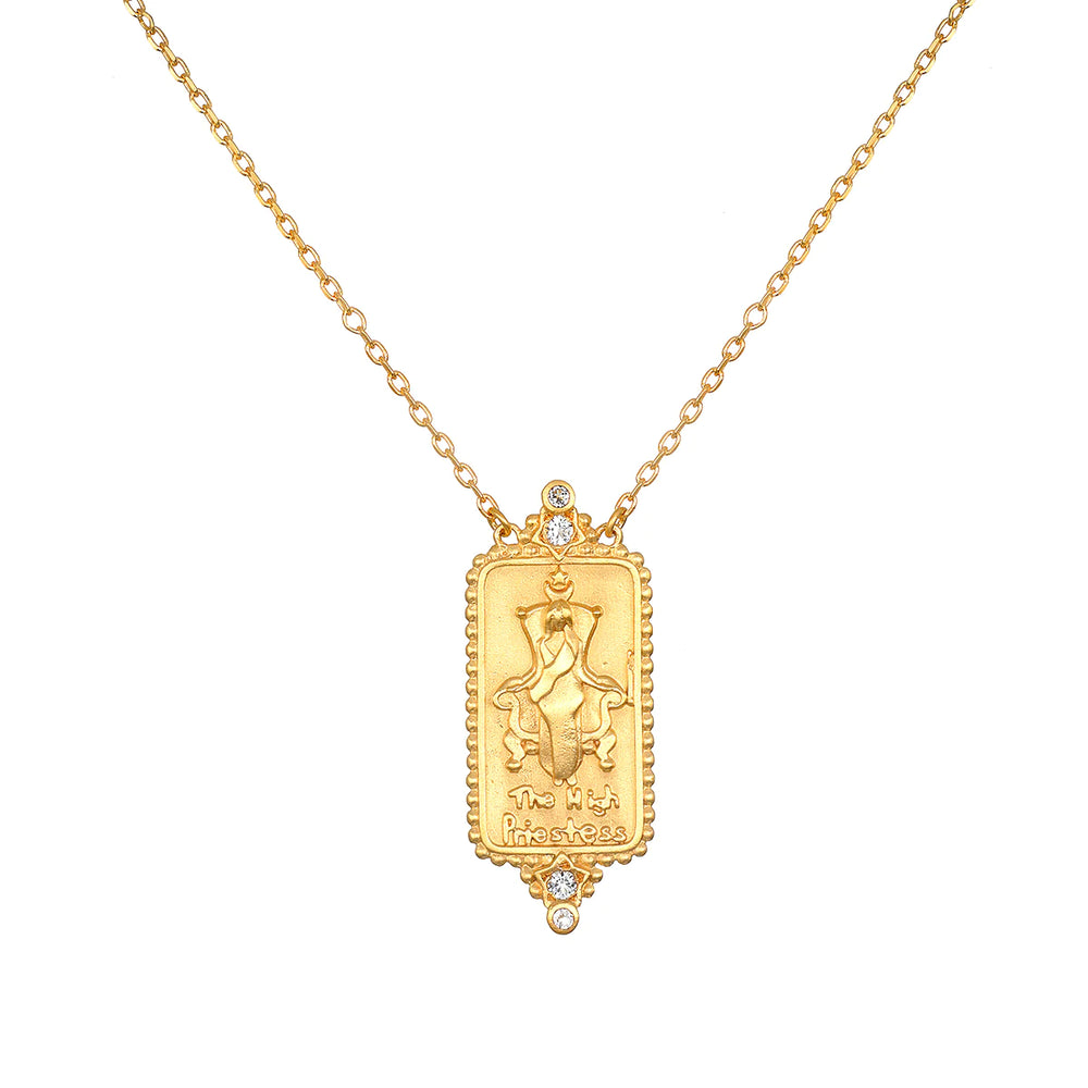 Satya High Priestess Adjustable Tarot Necklace