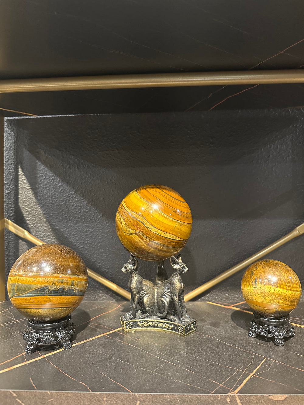Tiger's Eye Spheres