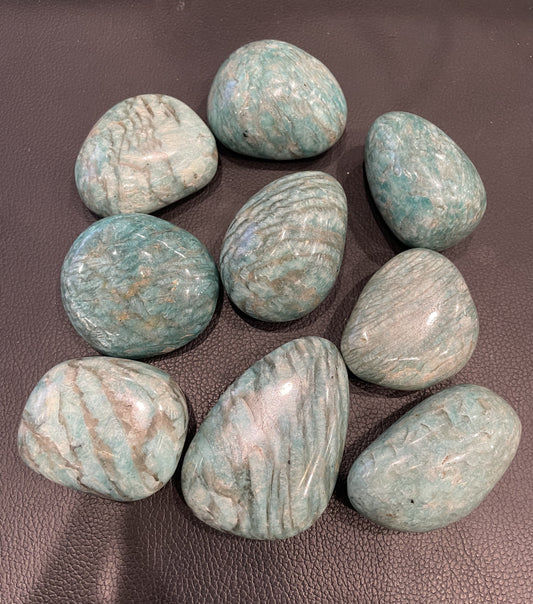 Amazonite Palm Stones