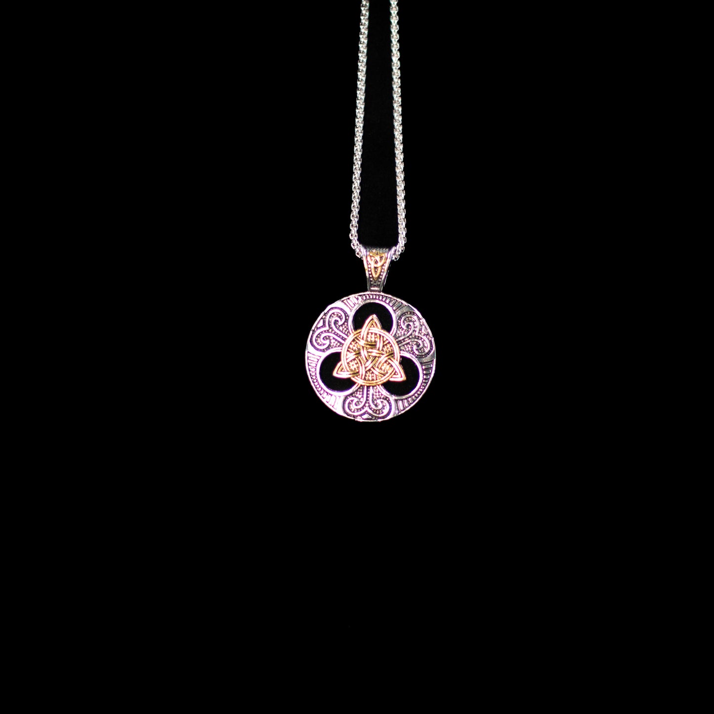Stainless Celtic Knot Pendant Necklace