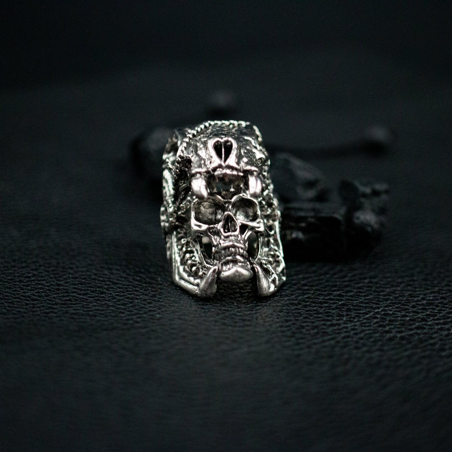 
                  
                    Stainless Gothic Steam Punk Skull Ring Silver
                  
                