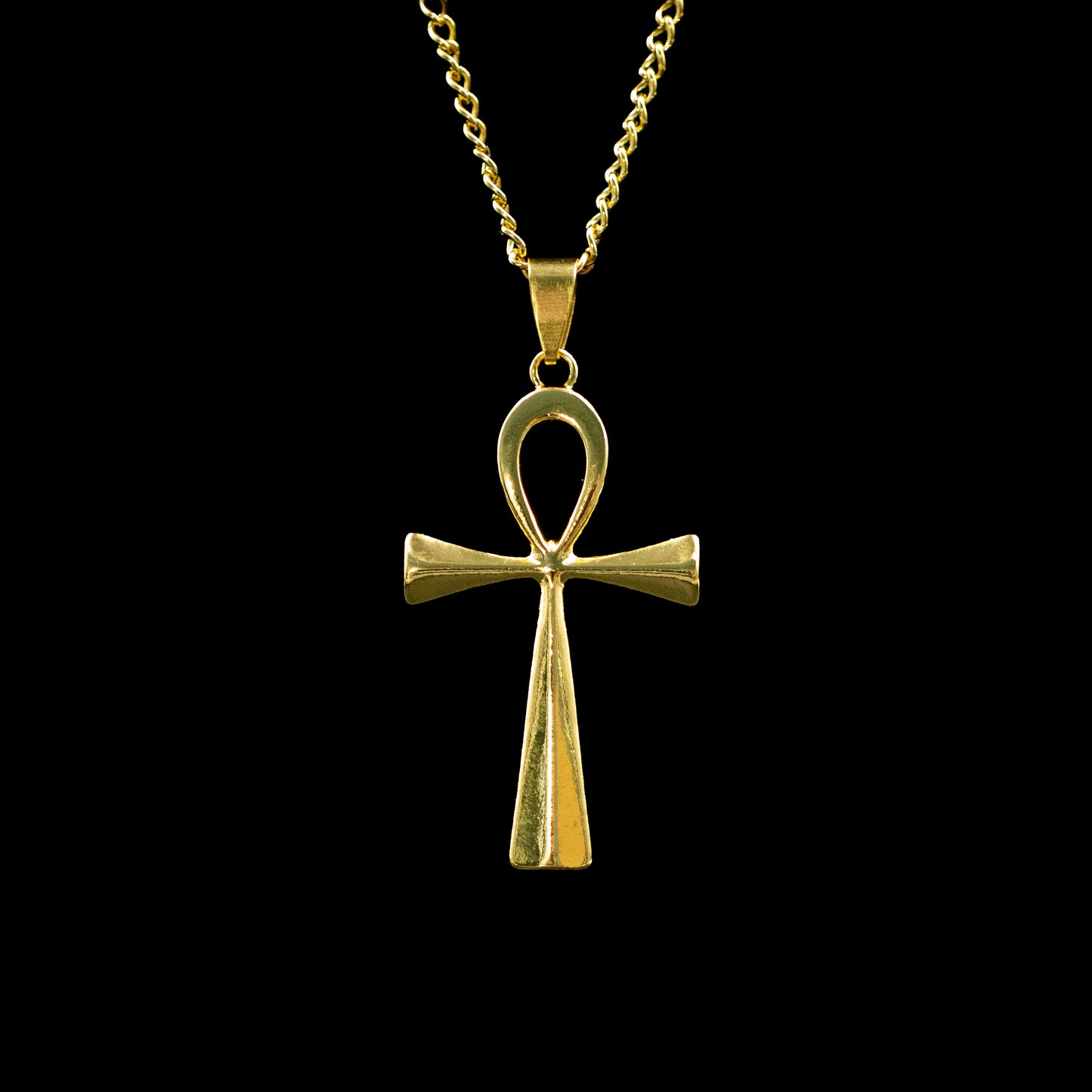 
                  
                    Stainless Small Ankh Pendant Necklace
                  
                