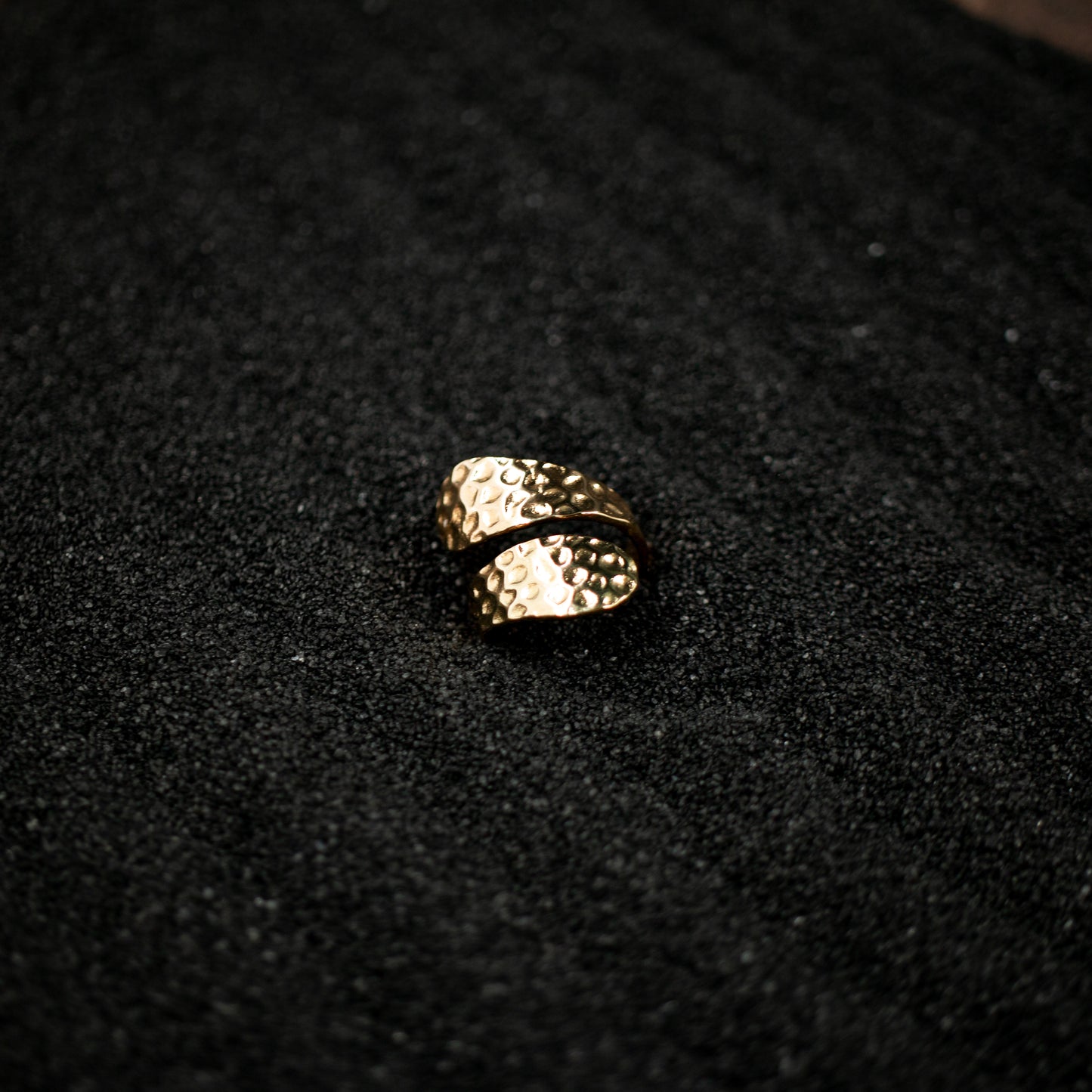 Vintage Spoon Adjustable Ring - Gold Stainless