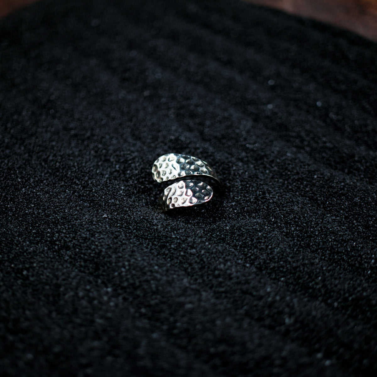 Vintage Spoon Adjustable Ring - Silver Stainless