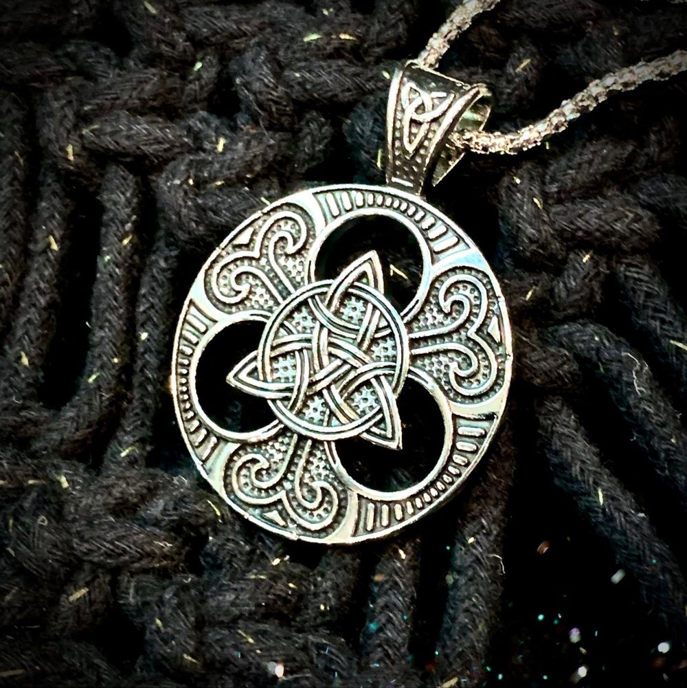Stainless Triquetra Celtic Necklace