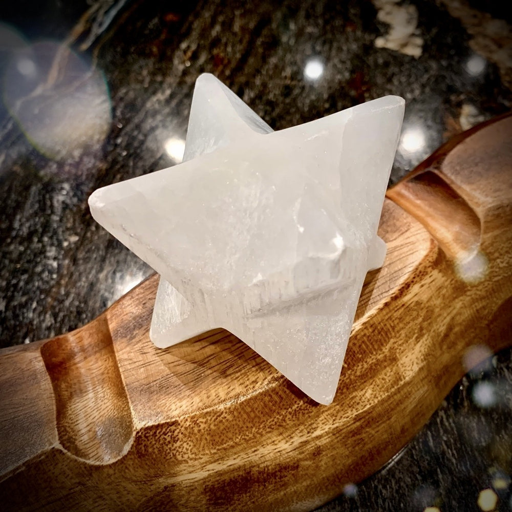 Selenite Merkaba