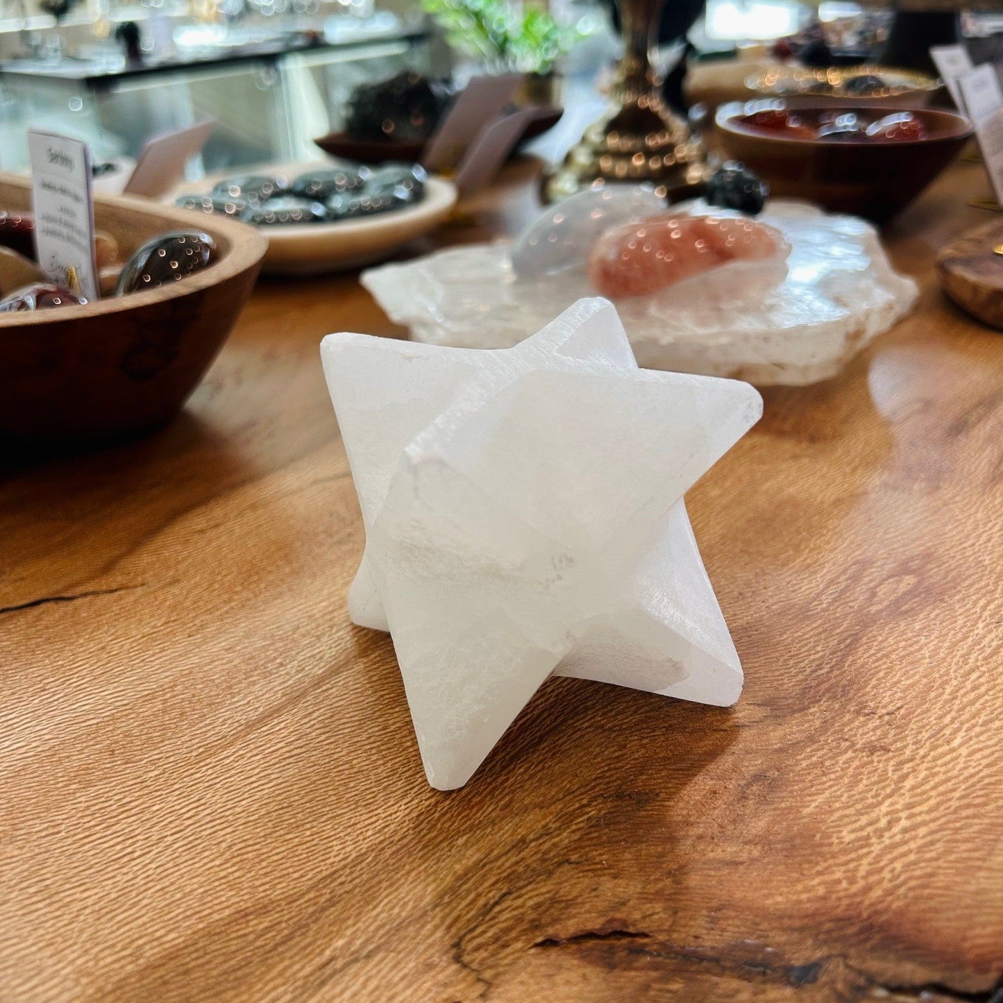 
                  
                    Selenite Merkaba
                  
                