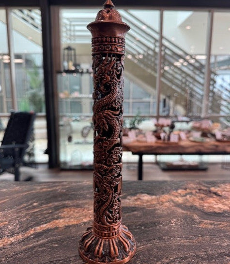 Tall Incense Burner with Removeable Base