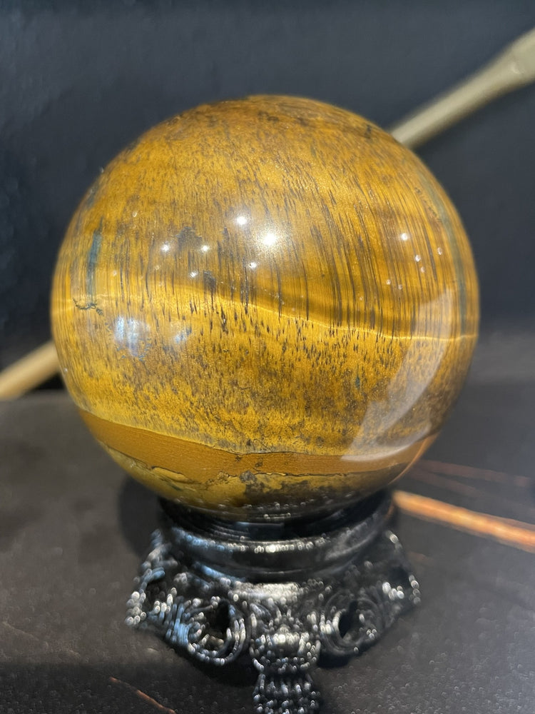 
                  
                    Tiger's Eye Spheres
                  
                
